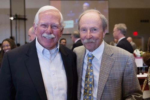 William Plater and Gerald Bepko smiling for a picture.